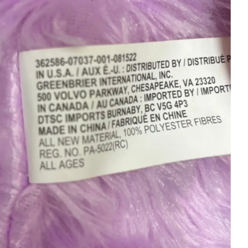 Greenbrier International Purple Monkey Approximately 16